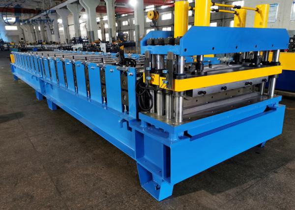 PPGI PPGL Color Coated Steel / Metal Tile Roll Forming Machine