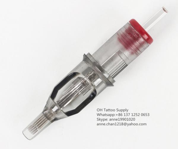 Membrane And Stable Premium Tattoo Needle Cartridges Disposable Round Liner Curved Magnum #12 Diameter 0.35mm