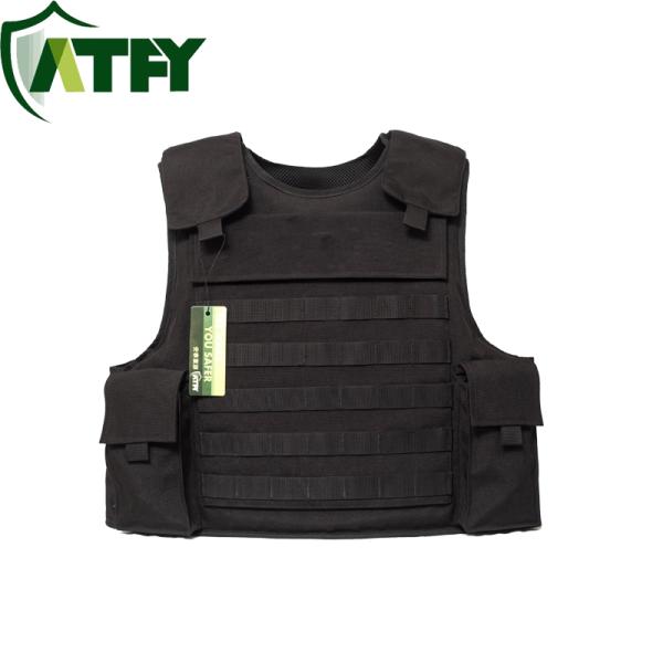 NIJ IIIA Bulletproof Point Blank Ballistic Vest Black Tactical Jacket