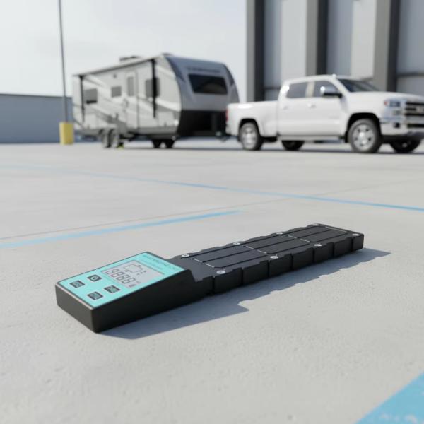 Digital Caravan Weight Control Scale High Precision Sensors Robust Build Ensuring Accurate Weight Data for Commercial