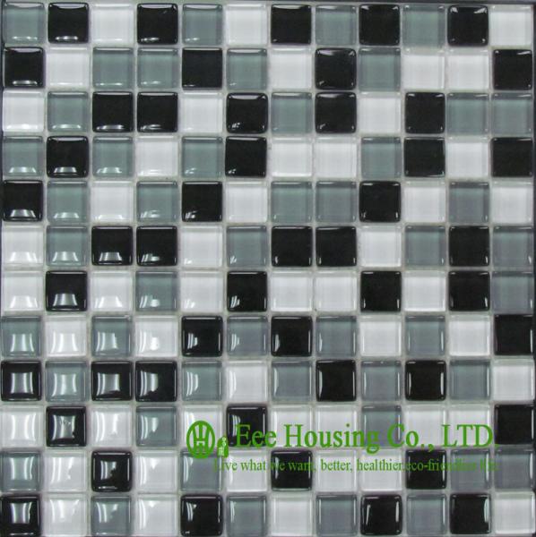 Anti-dust 300mm*300mm Glass Crystal Mosaic Tile for House Decoration,Fade resisitance