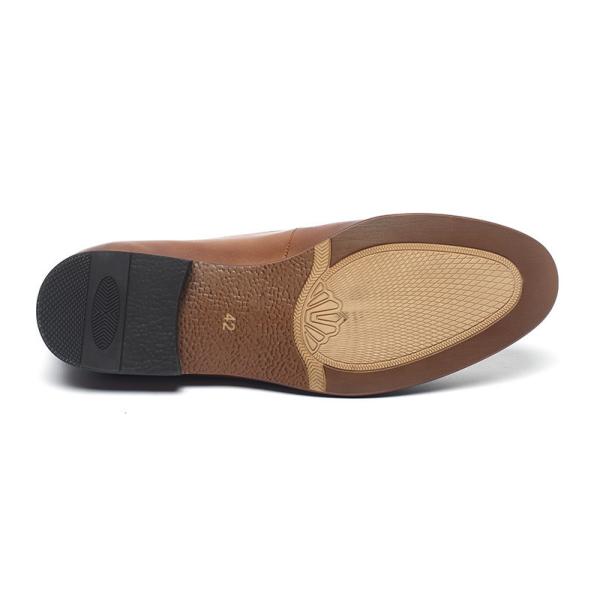 Fashionable Tan Lace Up Mens Leather Dress Shoes