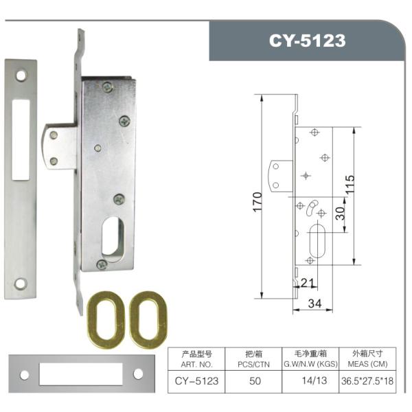 Cerradura de puerta de aluminio para puertas de 35-50mm Mejora tu seguridad