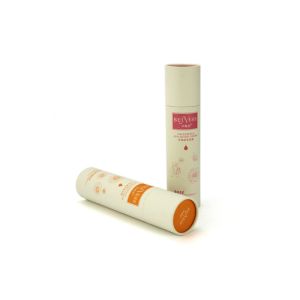 Пробка белой бумаги цилиндра упаковывая цвет Pantone для косметик