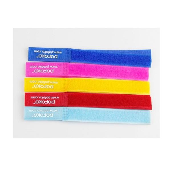 Releaseable 60%nylon 25*200mm velcro Hook And Loop Cable Ties strap