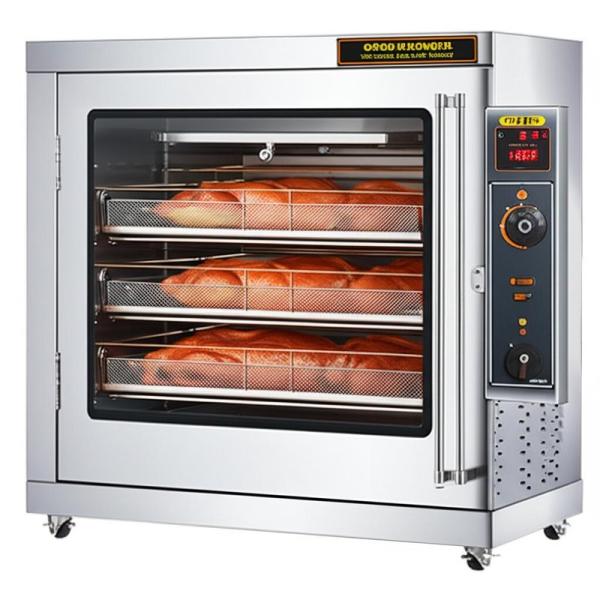 Hot-Wind Roast Duck Machine with Glass Door 17KW