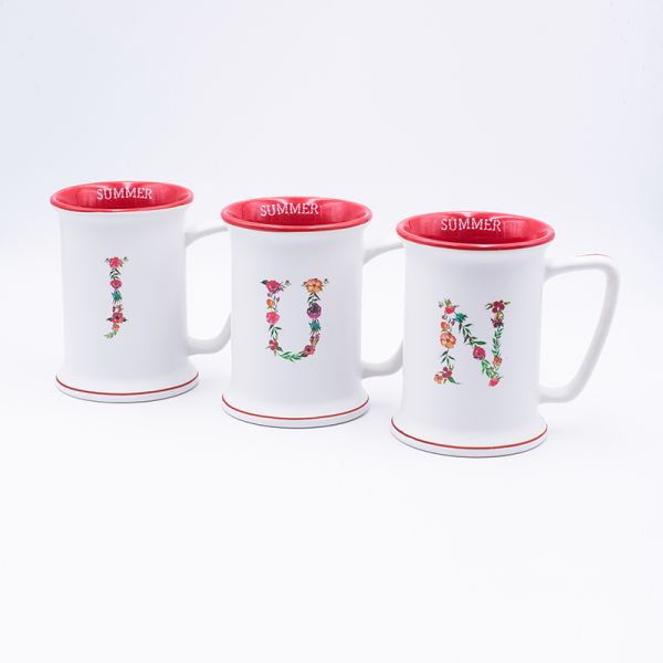 Unique Decal Fired Two Tone Collectible Coffee Mug Bulk 550ml Capacity For Retail And Gift Shops