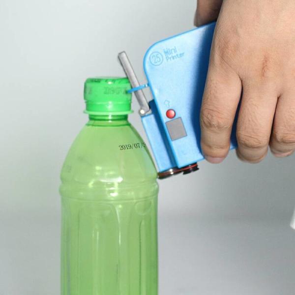 Mini Handheld Inkjet Bottle Printing Machine for 12mm Printing Height and 240*120*97mm