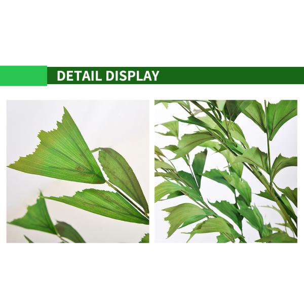 деревья ландшафта 170cm искусственные Fishtail украшение завода крытое никакой мочить