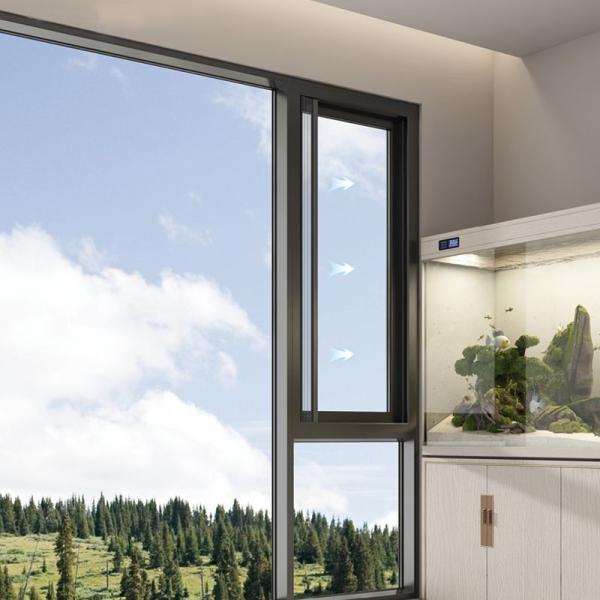 Economic Aluminium Sliding Sash Window Soundproof Aluminium Glass Sliding Windows