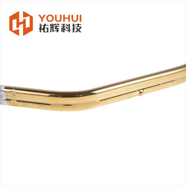Gold Coated OEM Infrared Heating Element Tube Twin Tube