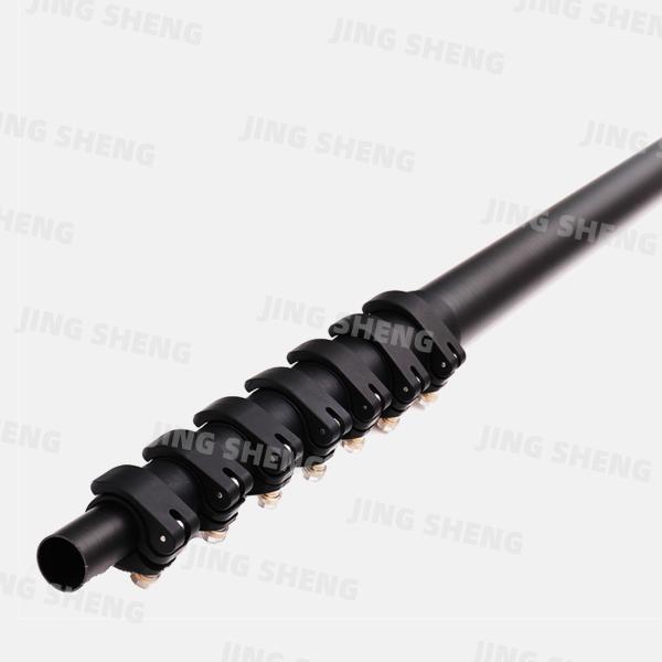 7-50ft V3 Clamp Carbon Fiber Telescopic Pole Fiberglass Reinforced For Surveying