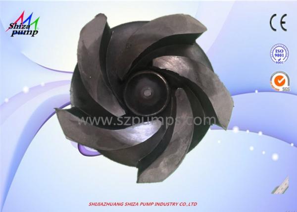 Rubber Slurry Pump Lining Rubber Impeller Used For Metal ,  Nonmetal Mining