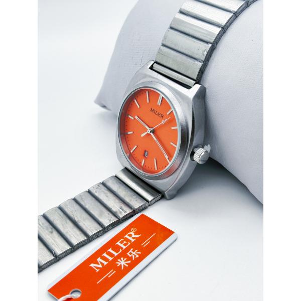 Мода Допамин Календарь Роскошные нержавеющие часы для мужчин и женщин