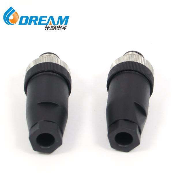 M12 Connector 5 Pin Male Female 5-Pin Pinout Pole Cable Connectors