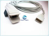 Câble durable de matériel de la sonde TPU d'oxymètre d'impulsion d'agrafe de doigt de Datascope