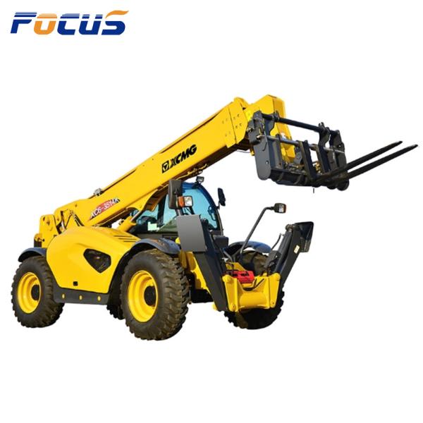 Hydraulic 3ton 4ton 5 Ton CE/EPA 4X4 Wheel Driving Telehandler Forklift, Telescopic Wheel Loader Container Forklift Telehandler with Bucket 