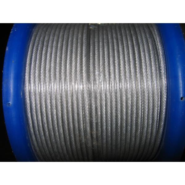 Cables de avión revestidos de PVC/PP/PE/PU/nilón para grúas de acero al carbono exterior de calidad 7x7/7x19