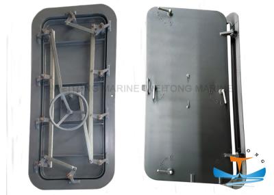 Fireproof Marine Hatch Doors , Gastight Single Marine Steel Doors For Vessel