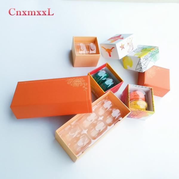 Plastic  PVC PET candy cookie custom 6pcs macaron packing gift packaging box Wholesale