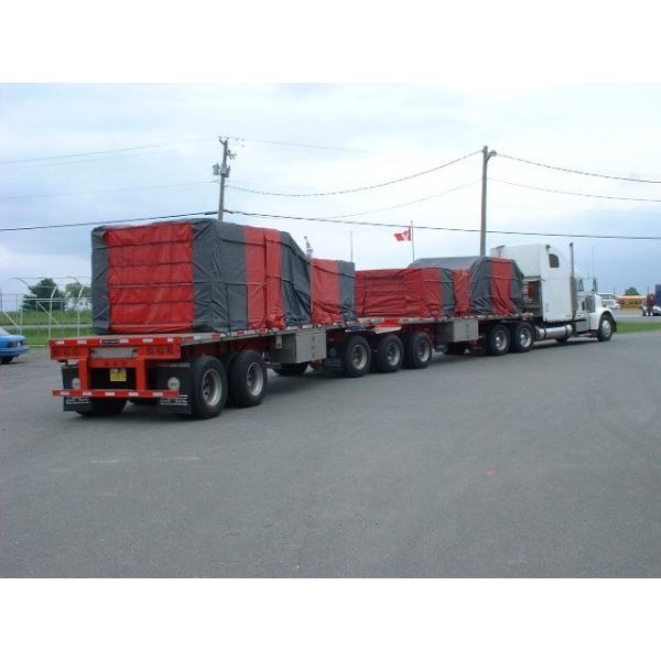 Легкий 3-х рядов D-кольца древесина брезент грузовик покрытие ПВХ винил 10'для плоских прицепов