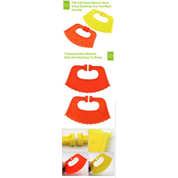 Cattle Weaning Livestock Accessories Plastic Spiked Nose Ring For Calves