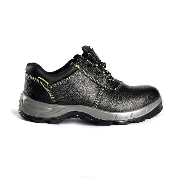 EVA Midsole Material Genuine Leather Upper Steel Toe Safety Shoes for Work