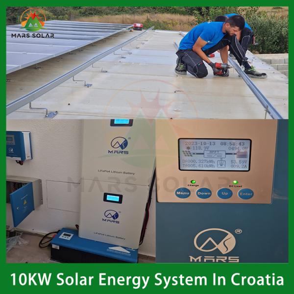 Photovoltaic Array 6 String PV Solar Iron Material DC Combiner Boxes for Solar Power System