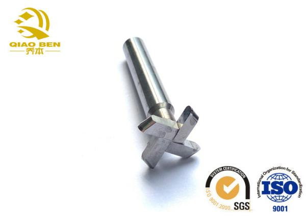 Elevada precisão do moinho de extremidade 6mm do CBN de Diamond End Mills da flauta de PCD quatro nenhum revestimento