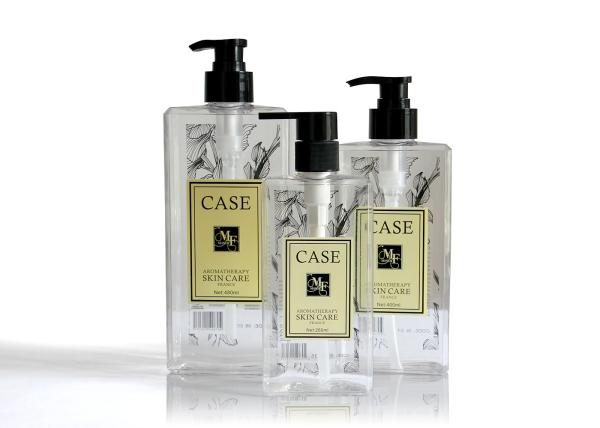 260ml/8.79fl.OZ Square Shampoo Bottle , PET Empty Pump Bottles For Shampoo