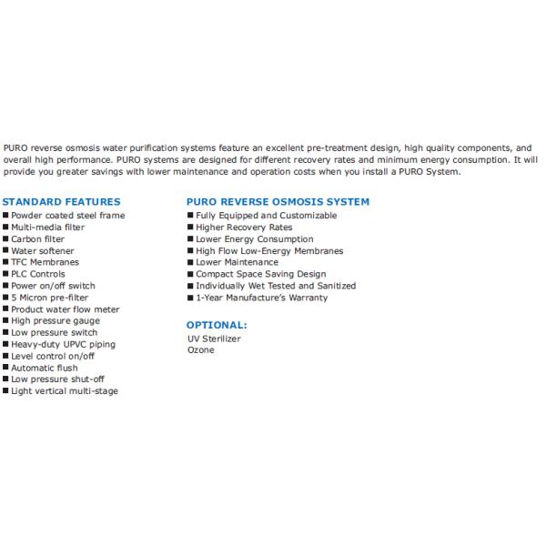 SUS304 20000 Liters RO Pure Mineral Water Treatment System