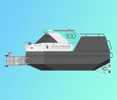 Water Treatment USV Unmanned Surface Vehicle Small Boat For Pond Maintenance 100kg