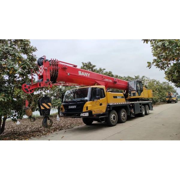 2022 Used High Sy 50e 50t Truck Crane Mobile Crane Hydraulic Crane Shaft Number 4