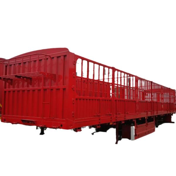 9500mm-13000mm Length*2500mm*2800mm Fence Semi Trailer With Mechanical Suspension