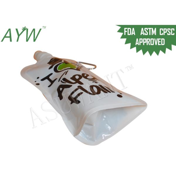 Споут на открытом воздухе спорт портативный жидкостный кладет 350мл в мешки складывая для холодной воды