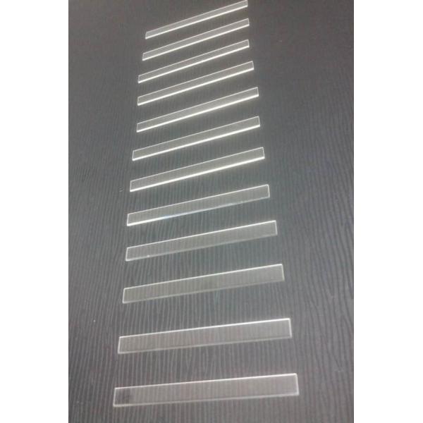 Le saphir de résistance à l'usure partie la lame en verre de substrat en cristal d'oxyde d'aluminium pour le rasoir