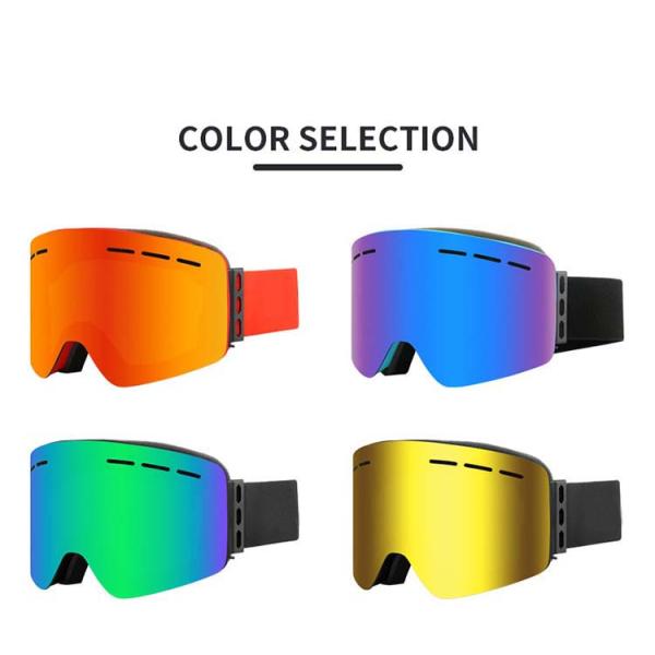 Effortlessly Glide Down the Slopes with Magnetic Ski Goggles and Foam 1/2/3 Layers