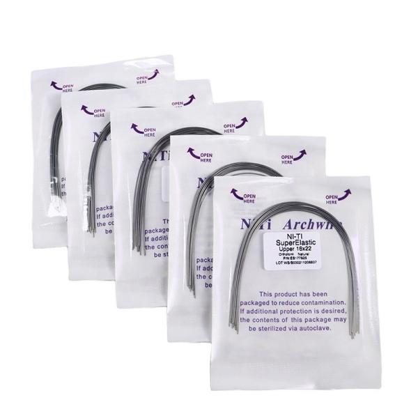 Safety Standard GB15979-2002 Rectangle Orthodontic Niti Arch Wire for Teeth Braces Ovoid Square
