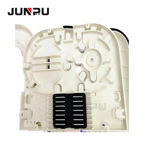 White 8 Core fiber optic distribution frame with SC adapter and pigtails