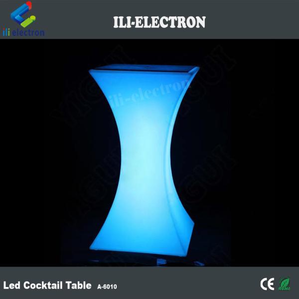 Rotational Moulding Plastic Modern Color Change Bar Furniture LED Table