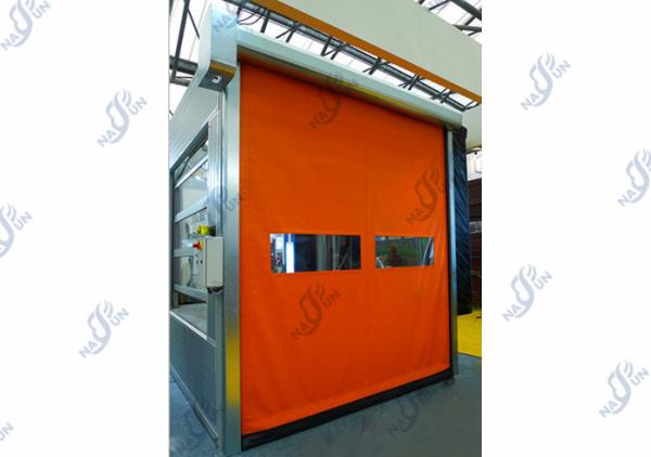 Anti Collision Industrial High Speed Door Flexible Pvc Roll Up Doors