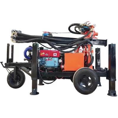Trailer Mounted Water Well Drill Rig 130m Full Hydraulic For Shallow Wells