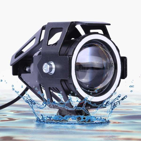 Modified Motorcycle Spot Light with External Super Bright LED Fog Lights Project