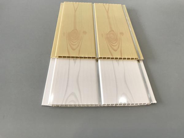 200 × 5.95M Interior Artistic Pvc Wood Cladding Panels For Restaurant 8 Thickness