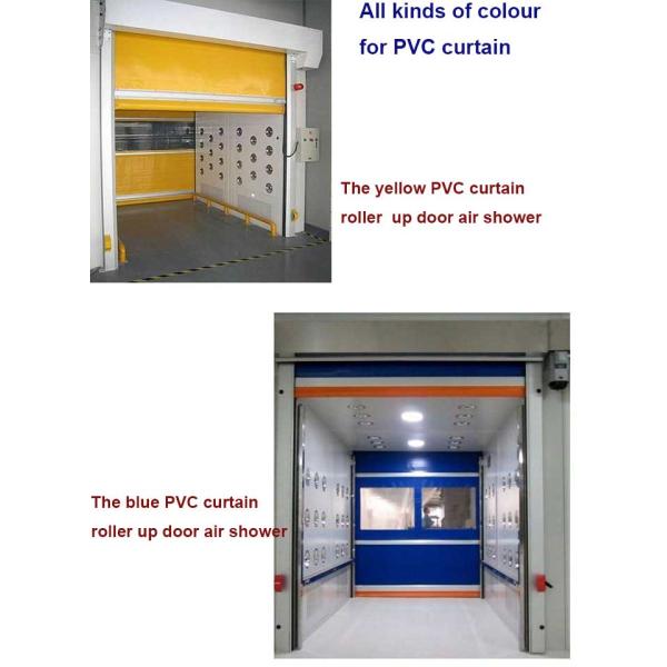 Умный ливень воздуха чистой комнаты/ливень воздуха груза с дверью шторки ролика занавеса PVC быстрой