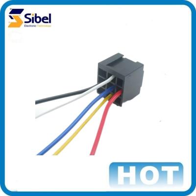 Customized 5 Pin Wiring Harness 5 Wires 5 Pin Socket Wiring Harness for Car