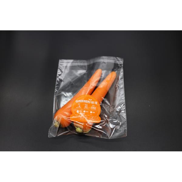 Прозрачный пакет OPP для упаковки свежих фруктов и овощей, упаковывающий дышащий полиэтиленовый пакет