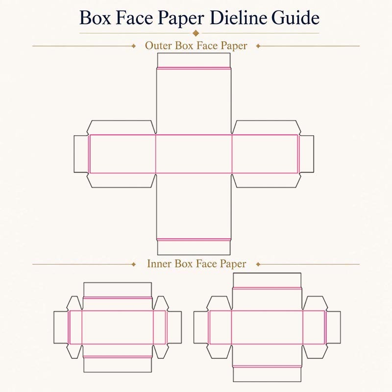 Custom Mini Cosmetic Packaging Boxes Foil Stamping for Solid Perfume