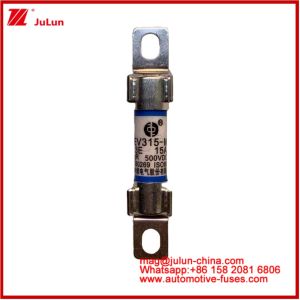 Energía EV 10*38mm Fusiles tubulares EV315-M 3E 15A 500VDC para vehículos eléctricos Instalación de tornillo Cumple con las normas JASO D622