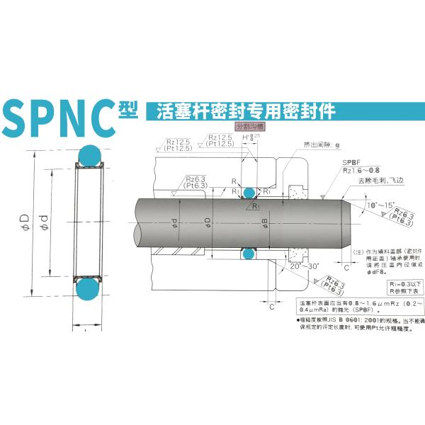 Уплотнение штанги давления SPNC высокое